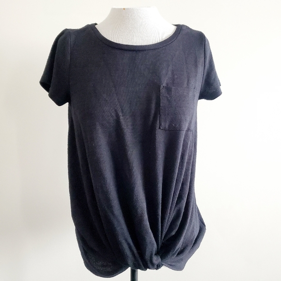 ON HOLD CUPIO knot front soft t shirt